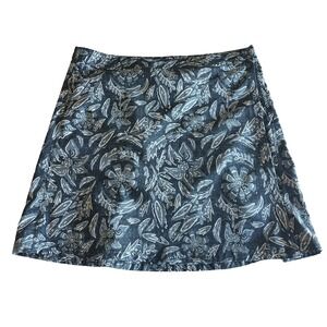 Ripskirt Women's Skirt‎ Blue White Floral Size Large